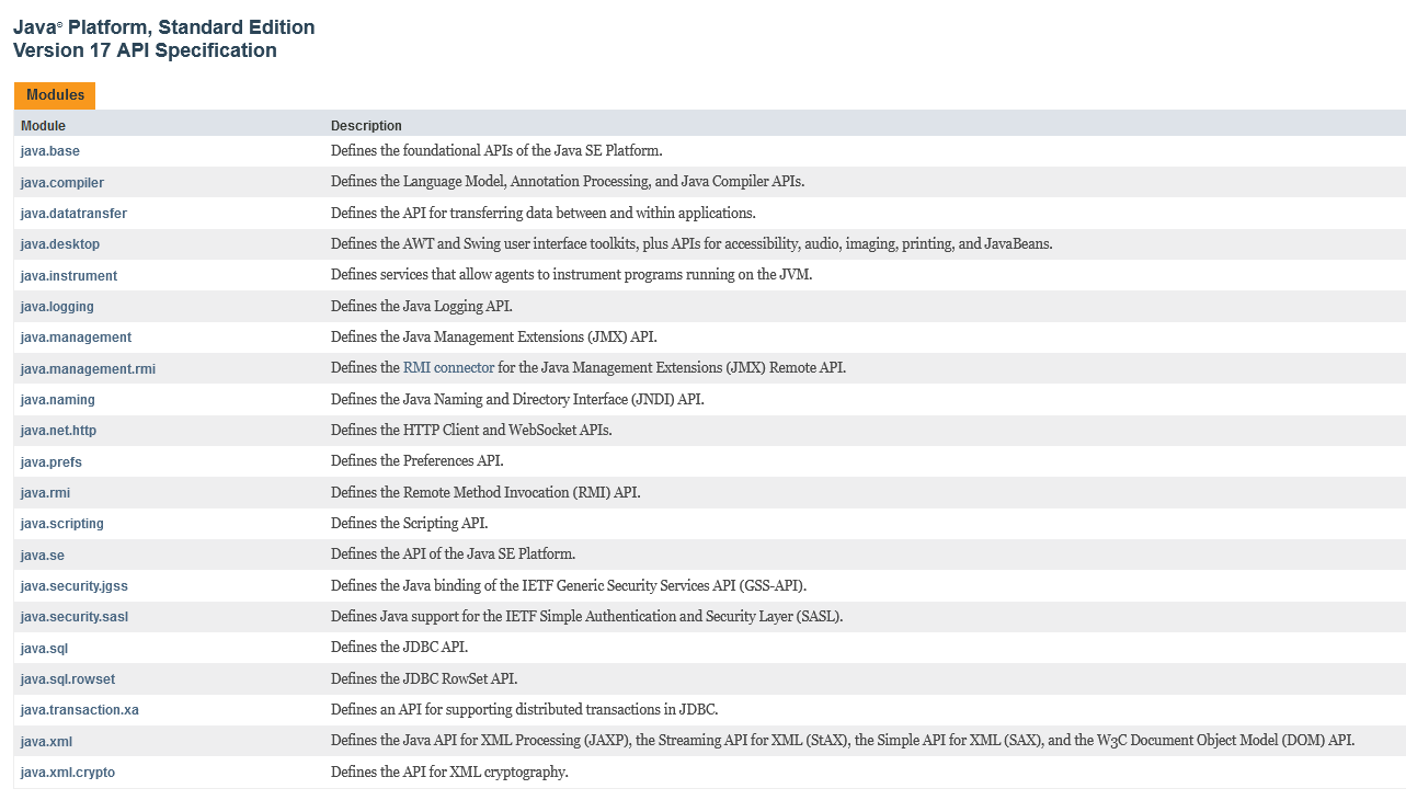 jdk libs